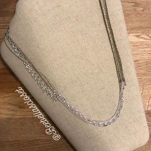 Stella & Dot Helai Wrap Bracelet - Silver